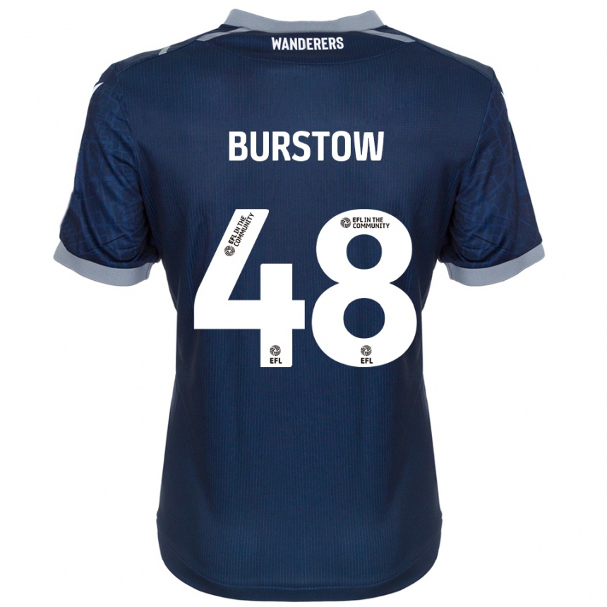 ילדים כדורגל מייסון ברסטו #48 כחול נייבי אפור הרחק ג'רזי 2025/26