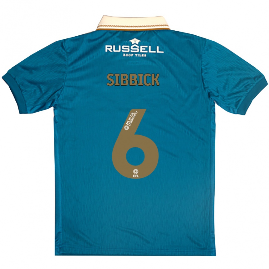 ילדים כדורגל טובי סיביק #6 תכלת לבן הרחק ג'רזי 2025/26