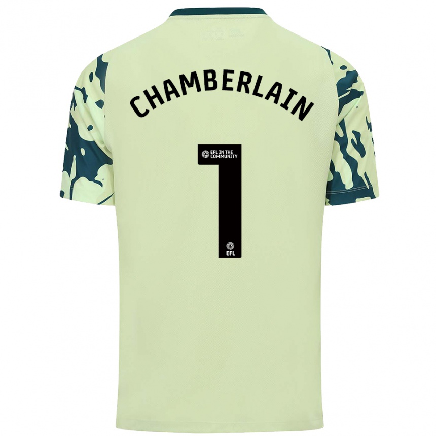 ילדים כדורגל סרין צ׳מברליין #1 ירוק כהה הרחק ג'רזי 2025/26