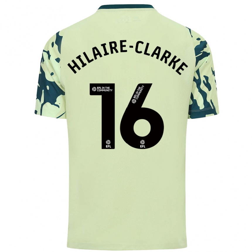 ילדים כדורגל Riley Hilaire-Clarke #16 ירוק כהה הרחק ג'רזי 2025/26