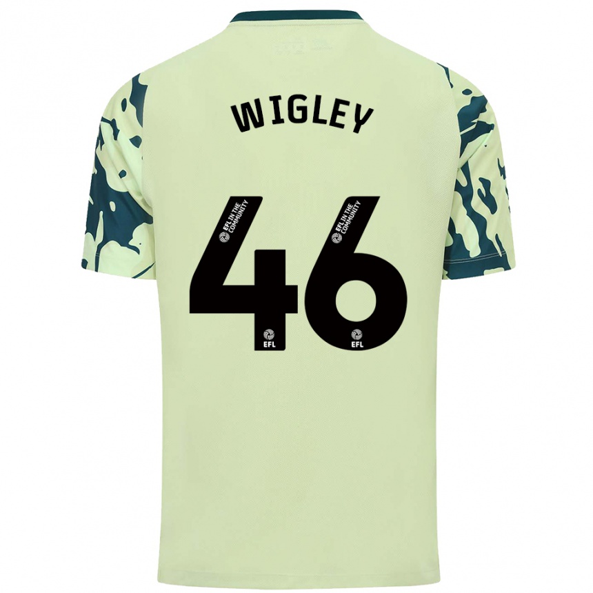 ילדים כדורגל מורגן ויגלי #46 ירוק כהה הרחק ג'רזי 2025/26