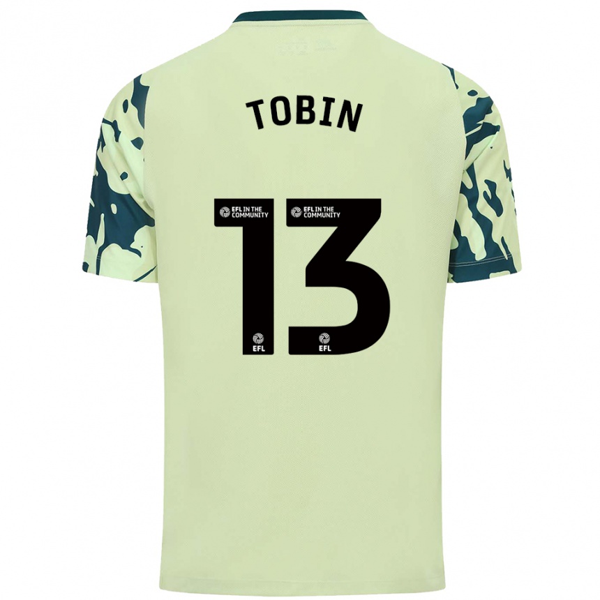 ילדים כדורגל Tiger Tobin #13 ירוק כהה הרחק ג'רזי 2025/26