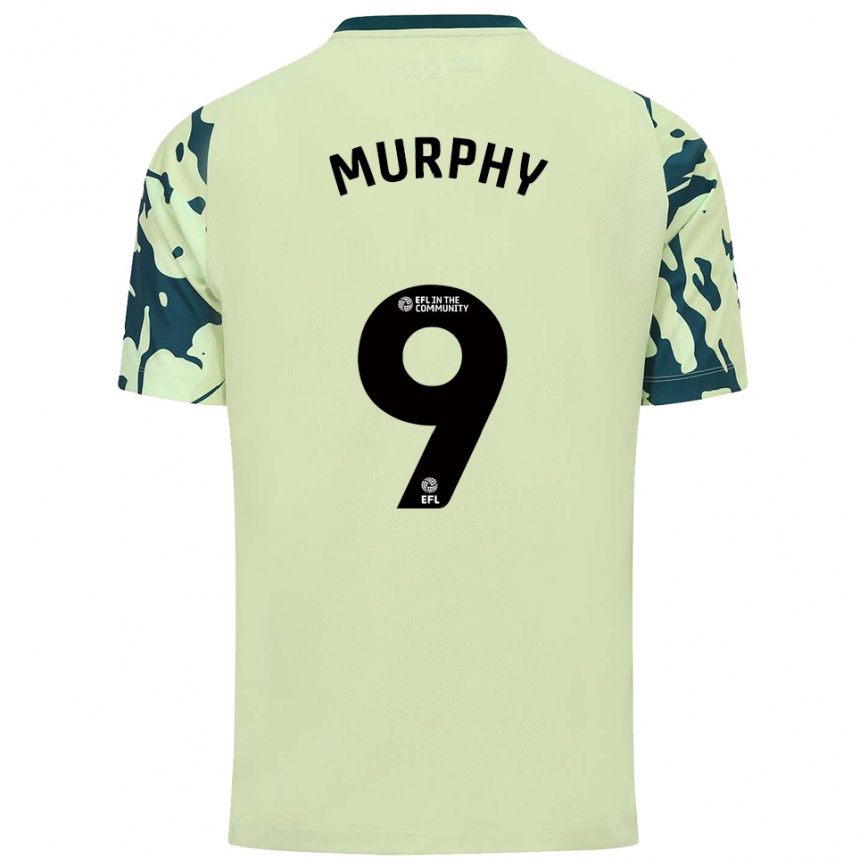 ילדים כדורגל אלנה מרפי #9 ירוק כהה הרחק ג'רזי 2025/26