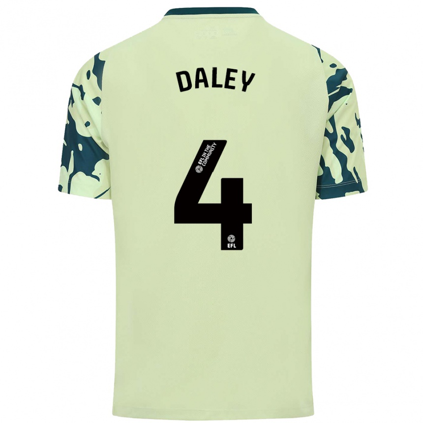 ילדים כדורגל האנה דיילי #4 ירוק כהה הרחק ג'רזי 2025/26