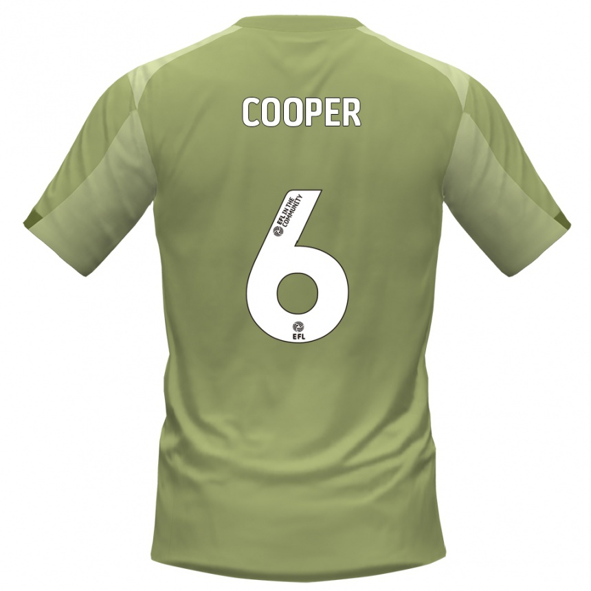 ילדים כדורגל Brandon Cooper #6 מרווה שמפניה הרחק ג'רזי 2025/26