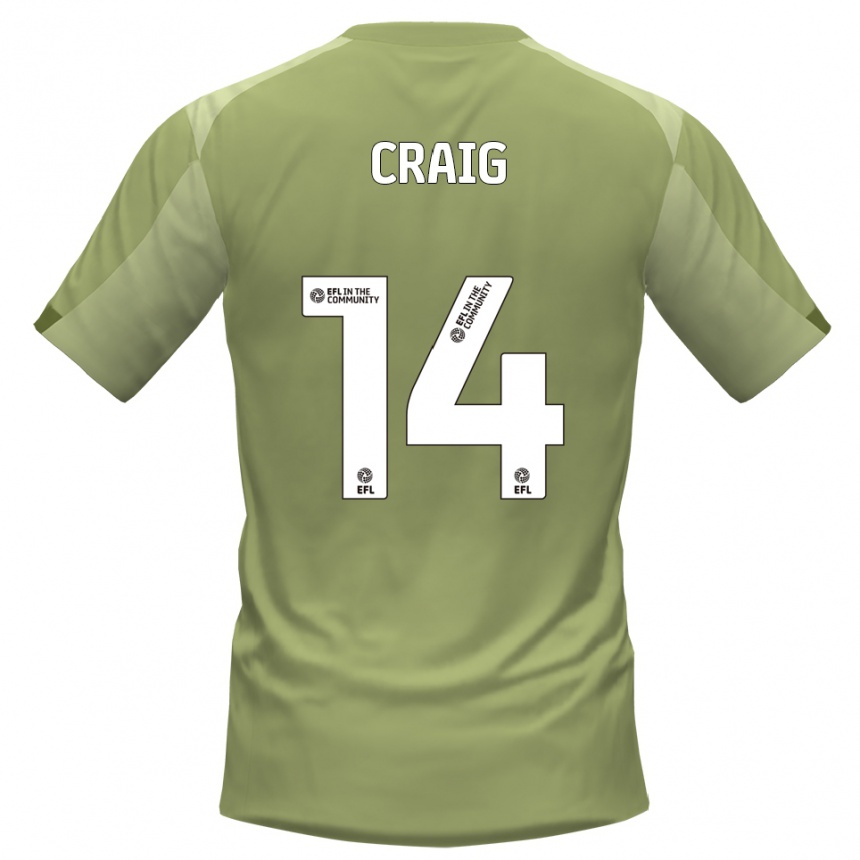 ילדים כדורגל Michael Craig #14 מרווה שמפניה הרחק ג'רזי 2025/26