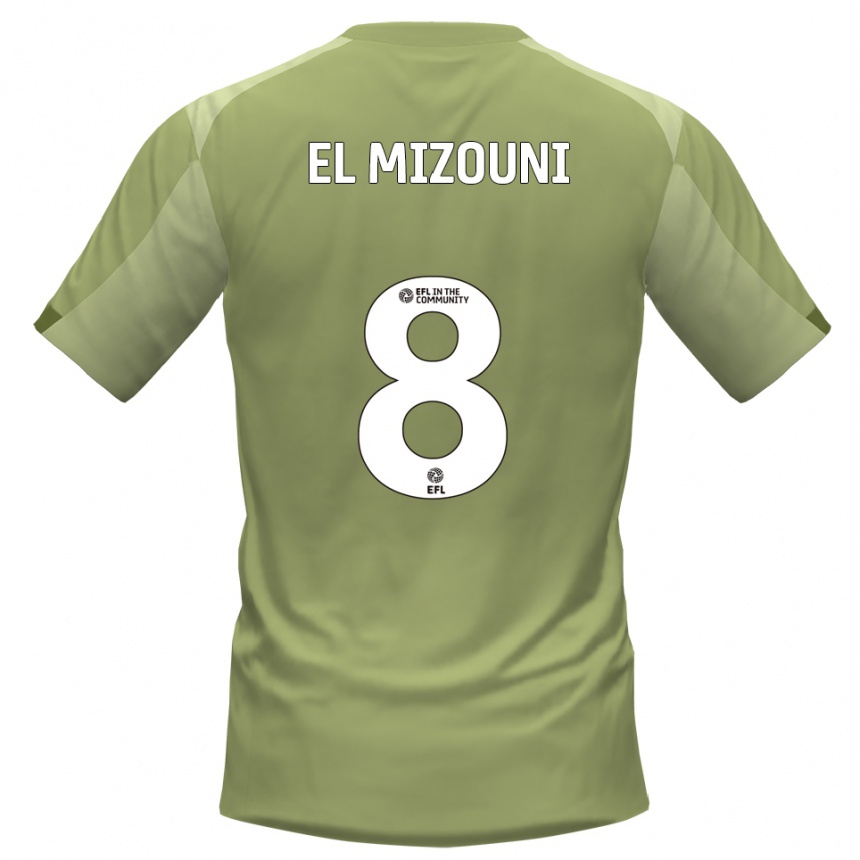 ילדים כדורגל Idris El Mizouni #8 מרווה שמפניה הרחק ג'רזי 2025/26