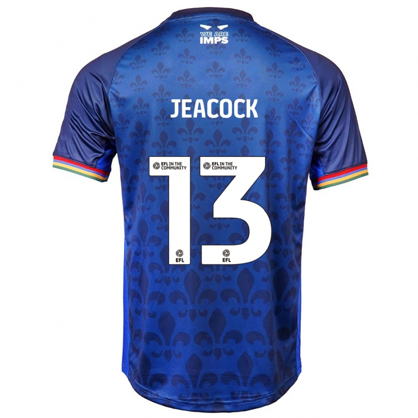 ילדים כדורגל זאק ג'יקוק #13 כחול נייבי הרחק ג'רזי 2025/26