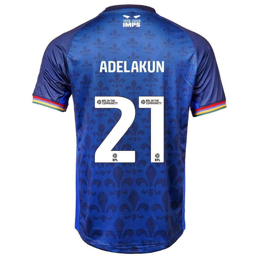 ילדים כדורגל הקב אדלקון #21 כחול נייבי הרחק ג'רזי 2025/26