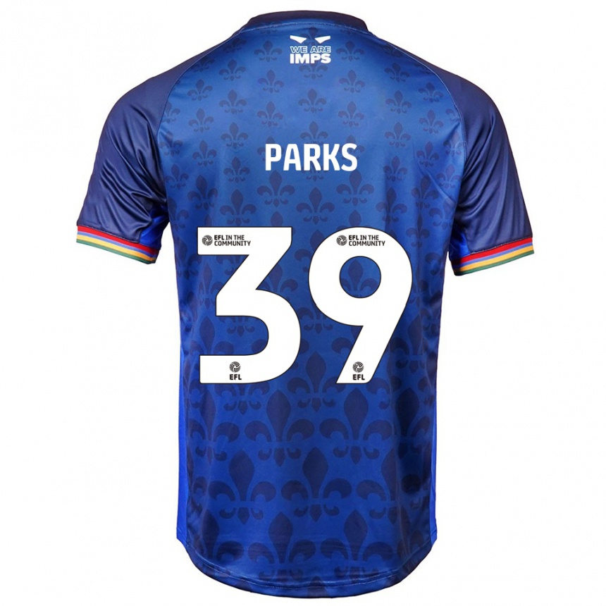 ילדים כדורגל צ'רלי פארקס #39 כחול נייבי הרחק ג'רזי 2025/26