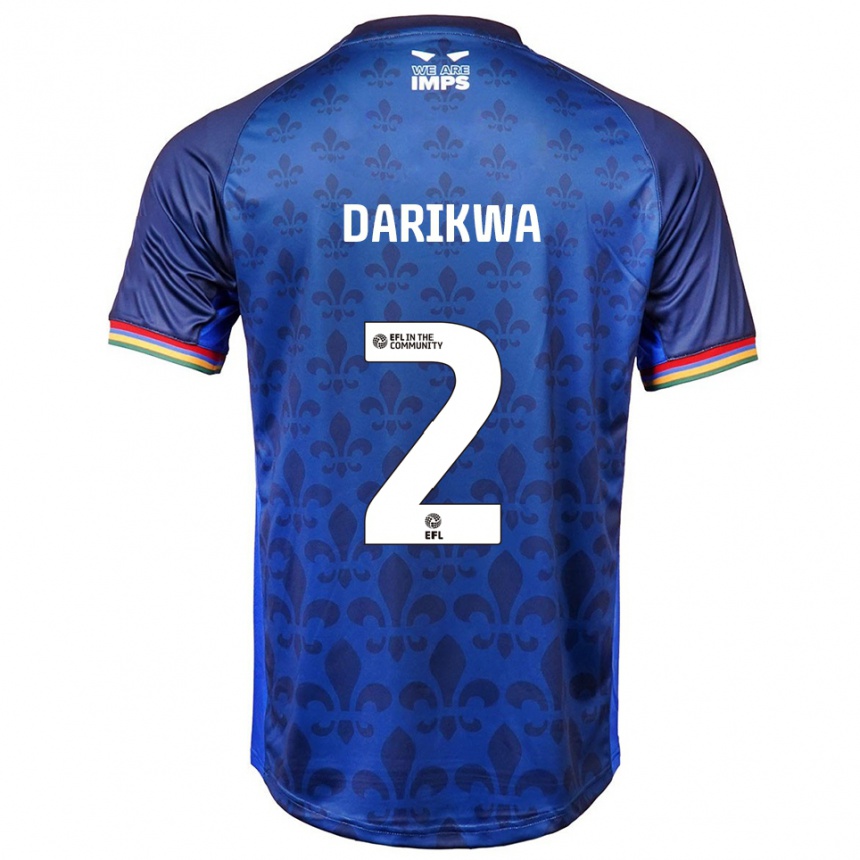 ילדים כדורגל טנדאיי דאריקווה #2 כחול נייבי הרחק ג'רזי 2025/26