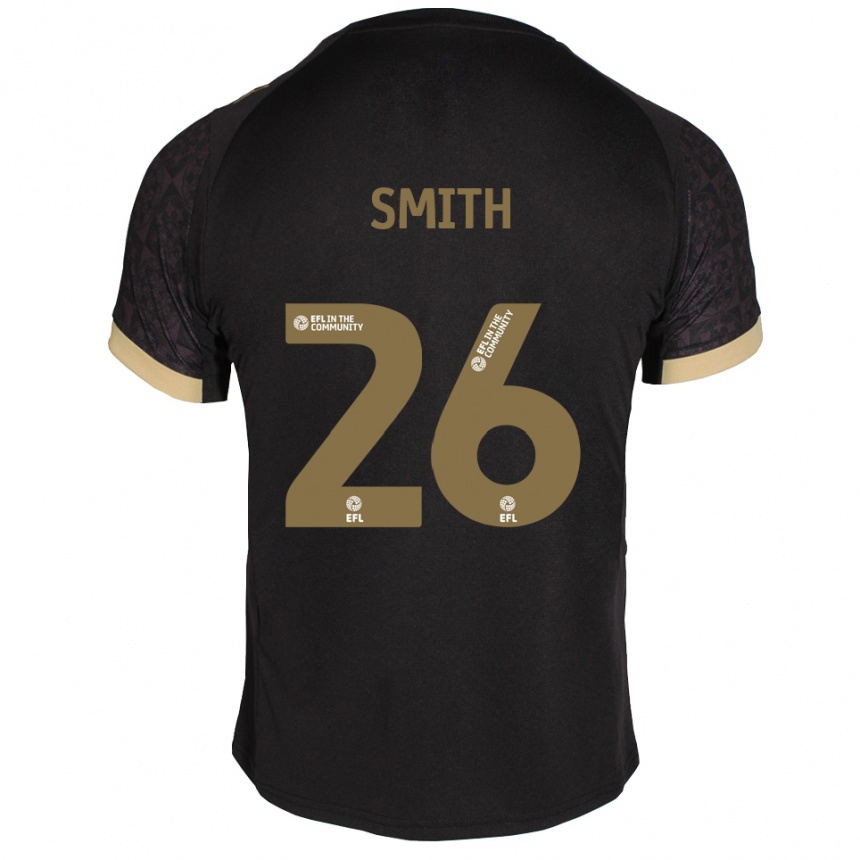 ילדים כדורגל Caitlin Smith #26 שחור זהב הרחק ג'רזי 2025/26