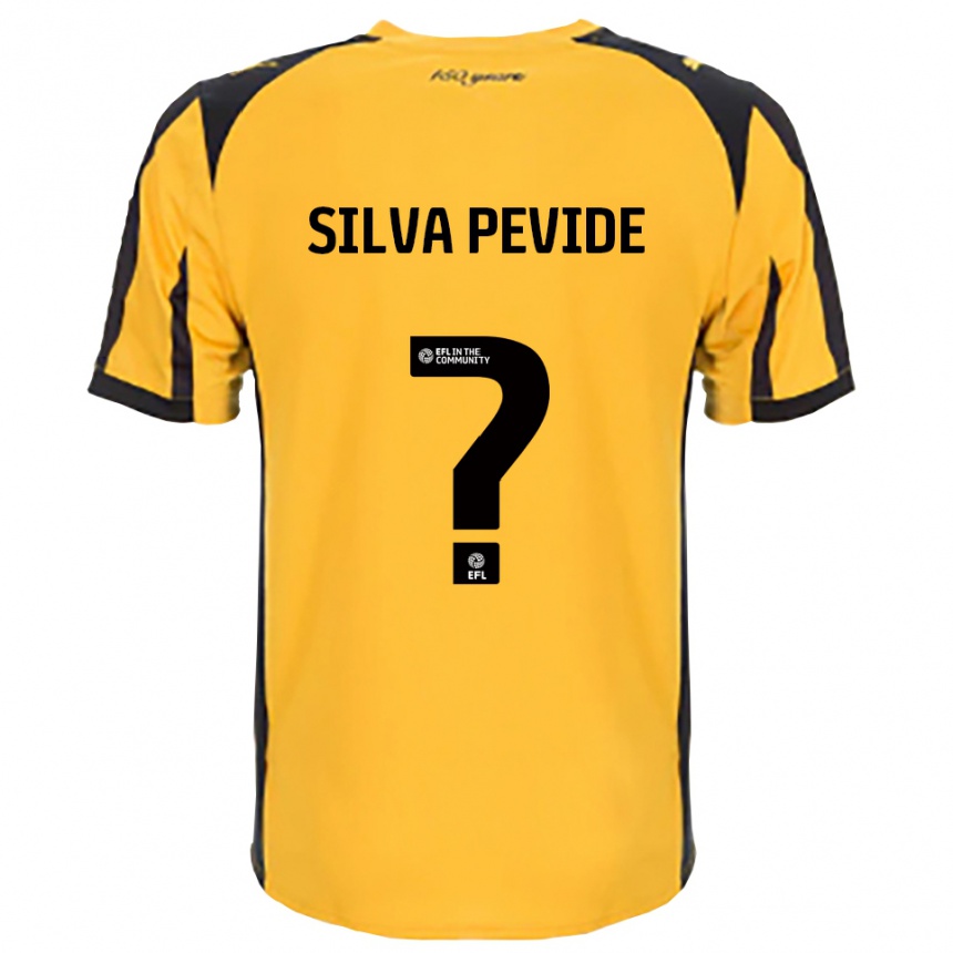 ילדים כדורגל Joao Silva Pevide #0 כתום שחור הרחק ג'רזי 2025/26