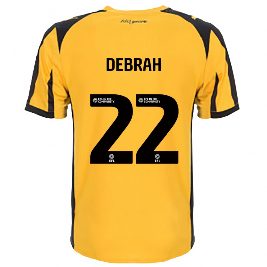 ילדים כדורגל ג'סי דברה #22 כתום שחור הרחק ג'רזי 2025/26