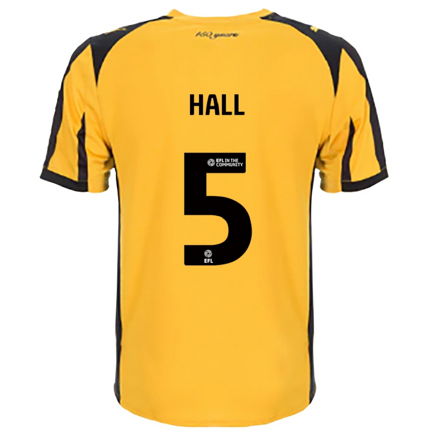 ילדים כדורגל Connor Hall #5 כתום שחור הרחק ג'רזי 2025/26