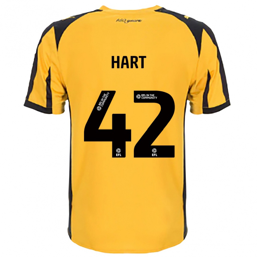 ילדים כדורגל סם הארט #42 כתום שחור הרחק ג'רזי 2025/26