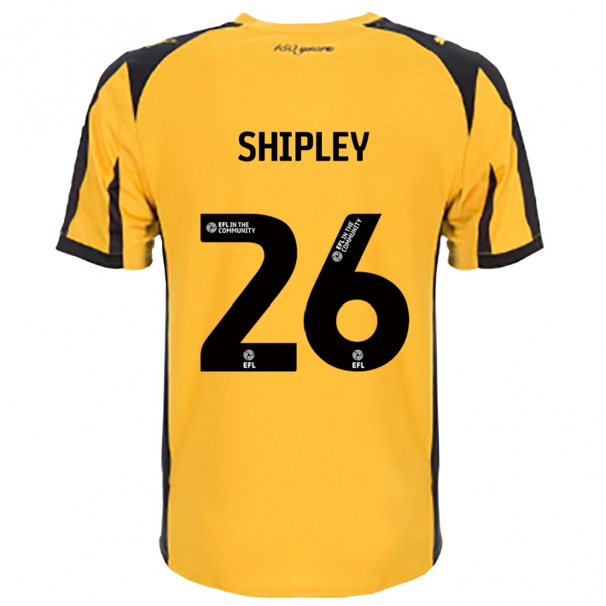ילדים כדורגל Jordan Shipley #26 כתום שחור הרחק ג'רזי 2025/26