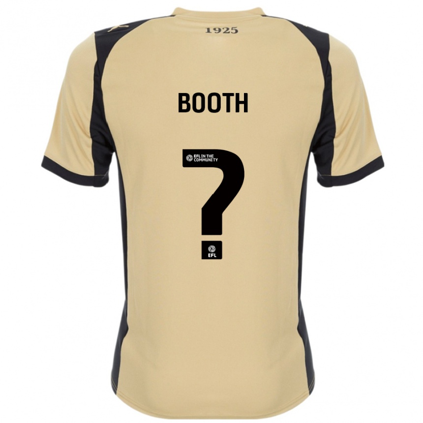 ילדים כדורגל Mason Booth #0 זהב שחור הרחק ג'רזי 2025/26