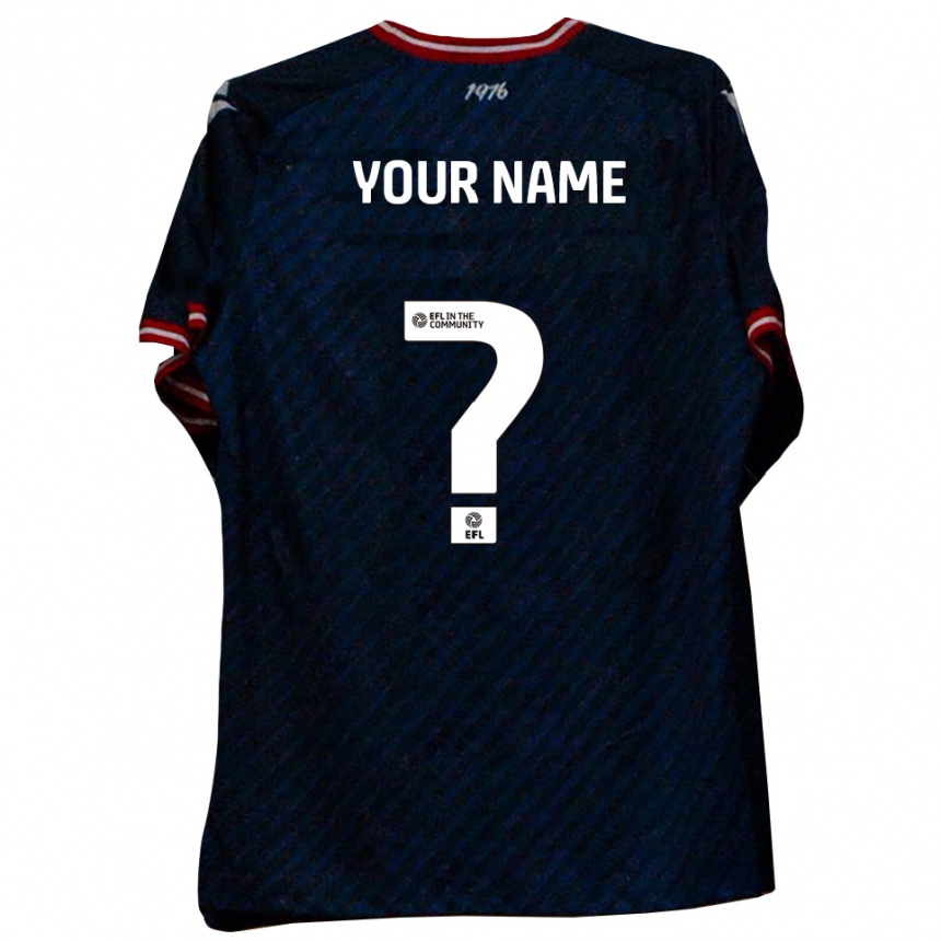 ילדים כדורגל השם שלך #0 כחול נייבי אדום הרחק ג'רזי 2025/26 ילדים כדורגל השם שלך #0 כחול נייבי אדום הרחק ג'רזי 2025/26