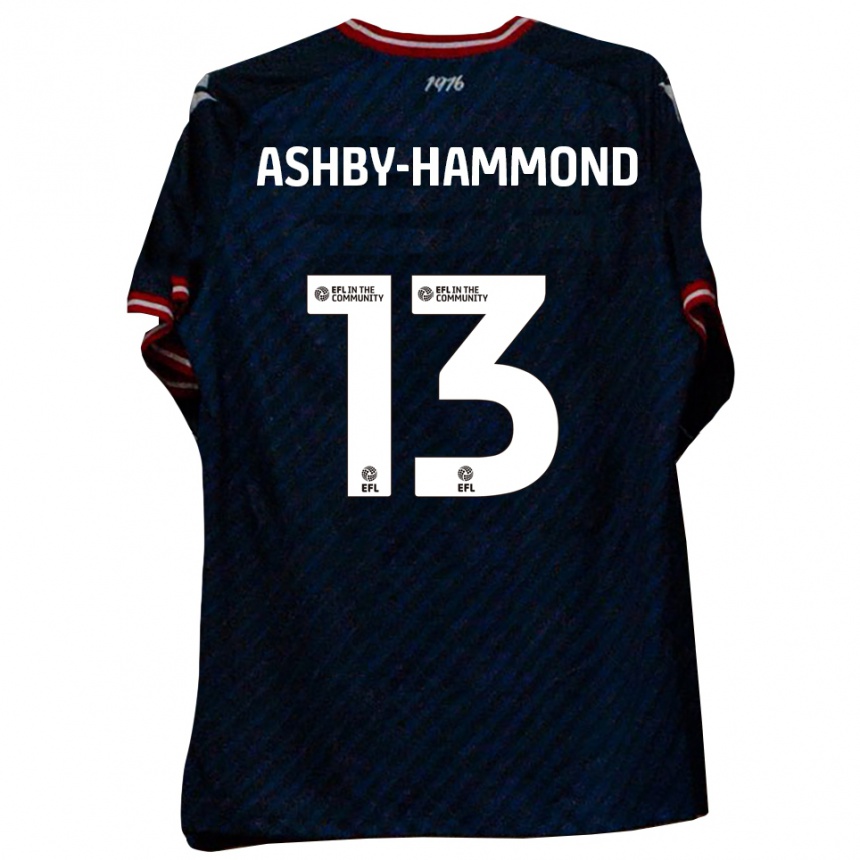 ילדים כדורגל טיי אשבי-האמונד #13 כחול נייבי אדום הרחק ג'רזי 2025/26