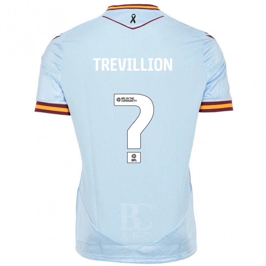 ילדים כדורגל Isabella Trevillion #0 תכלת הרחק ג'רזי 2025/26