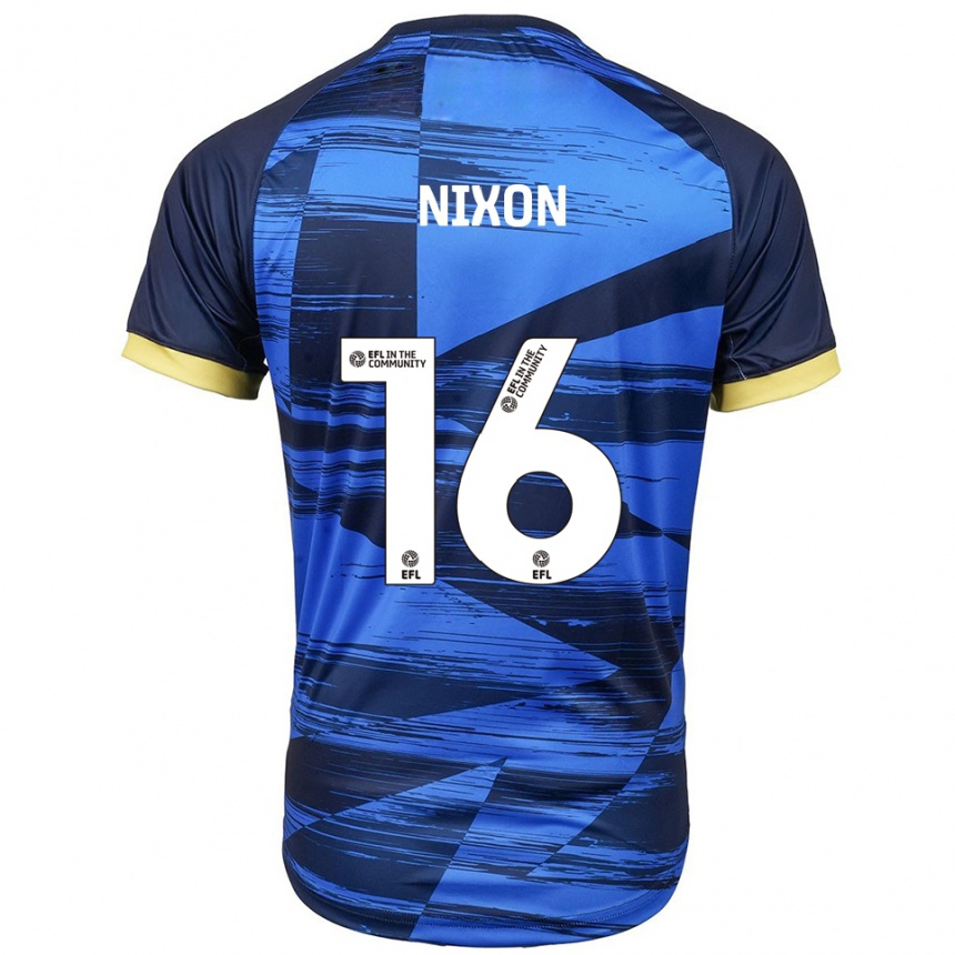ילדים כדורגל טום ניקסון #16 כחול נייבי הרחק ג'רזי 2025/26
