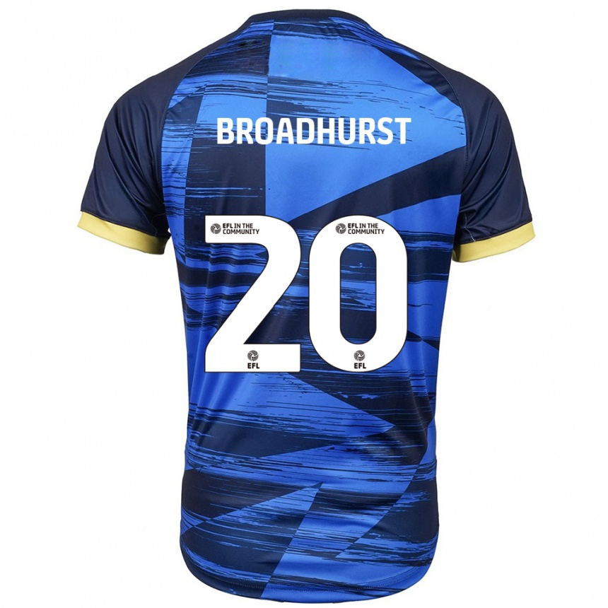 ילדים כדורגל Lilli-Mae Broadhurst #20 כחול נייבי הרחק ג'רזי 2025/26