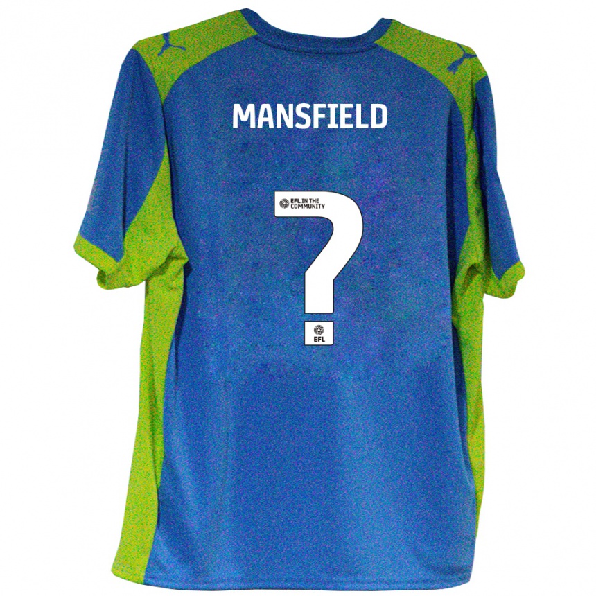 ילדים כדורגל רונן מנספילד #0 תכלת צהוב הרחק ג'רזי 2025/26