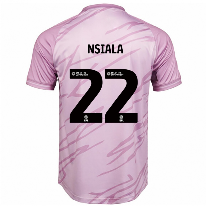 ילדים כדורגל אריסטוט נסיאלה #22 ורוד שחור הרחק ג'רזי 2025/26