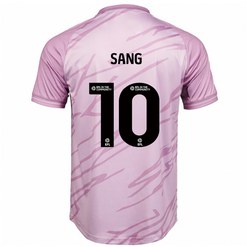 ילדים כדורגל טום סאנג #10 ורוד שחור הרחק ג'רזי 2025/26