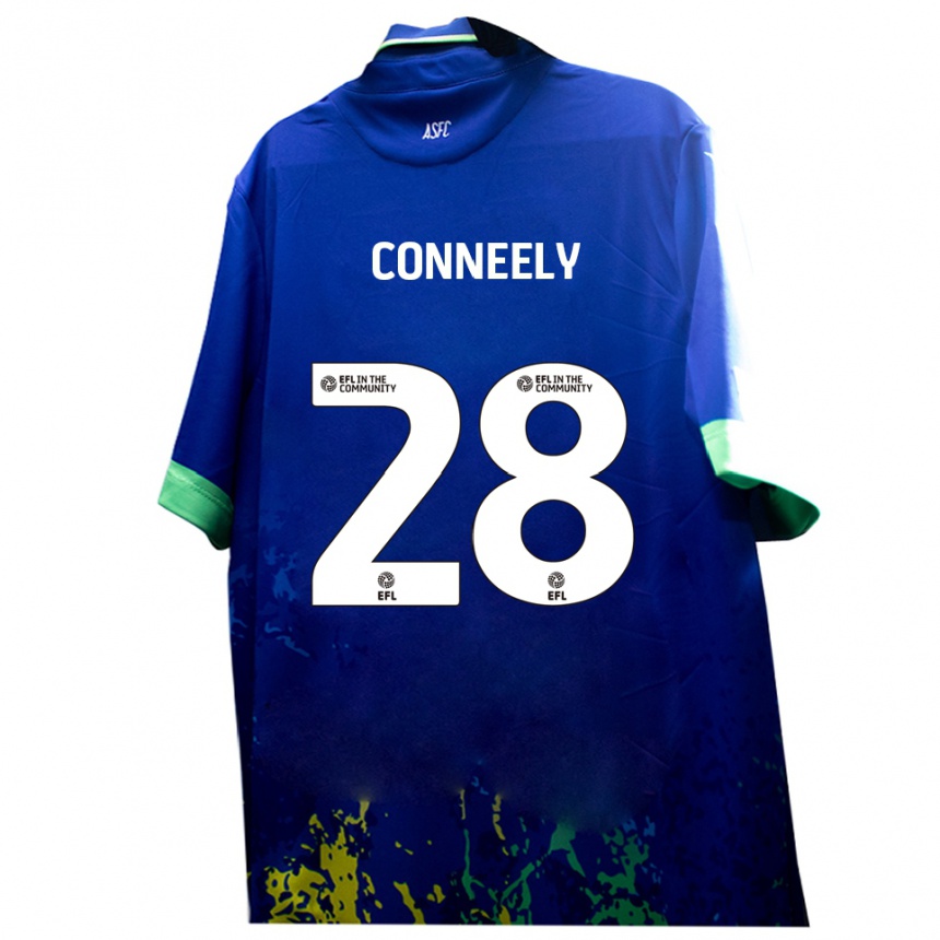 ילדים כדורגל שיימוס קונילי #28 כחול צהוב הרחק ג'רזי 2025/26