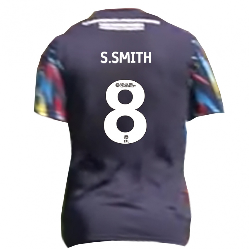 ילדים כדורגל Scott Smith #8 כחול נייבי צהוב אדום הרחק ג'רזי 2025/26