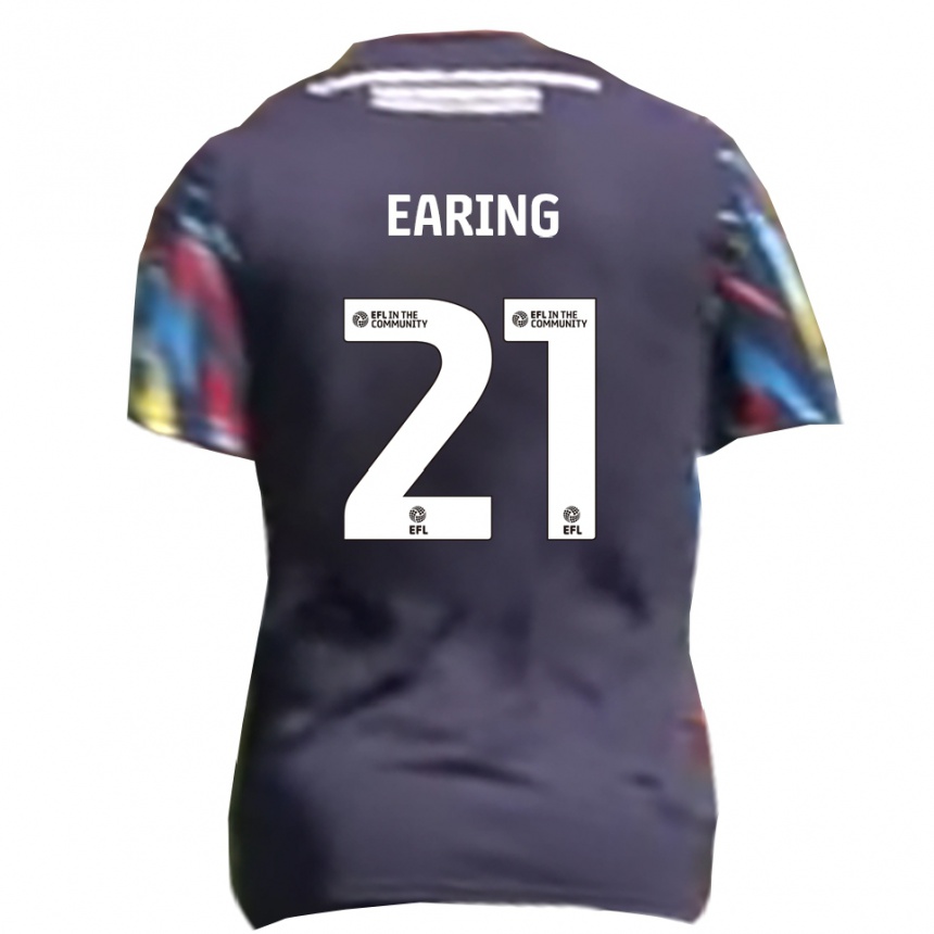 ילדים כדורגל ג'ק אירינג #21 כחול נייבי צהוב אדום הרחק ג'רזי 2025/26