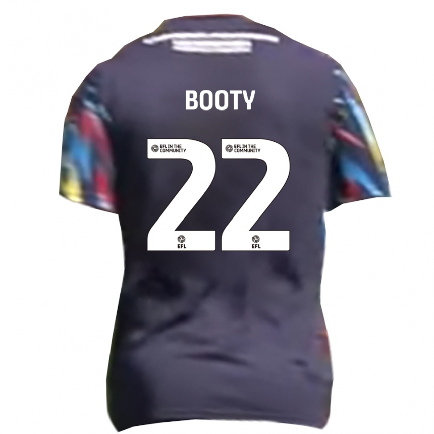 ילדים כדורגל Regan Booty #22 כחול נייבי צהוב אדום הרחק ג'רזי 2025/26