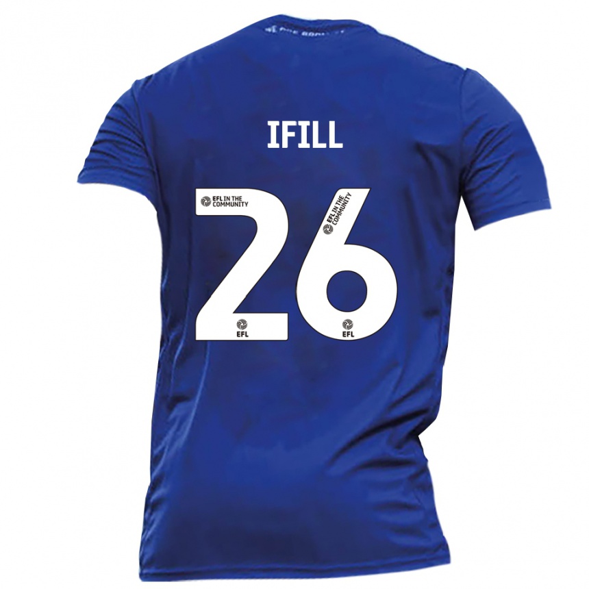 ילדים כדורגל מרקוס איפיל #26 כחול לבן הרחק ג'רזי 2025/26