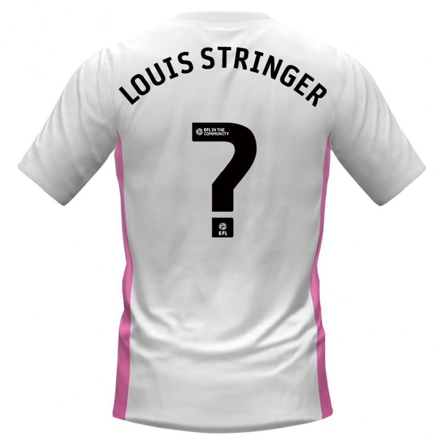 ילדים כדורגל Ashton Louis Stringer #0 לבן אדום הרחק ג'רזי 2025/26