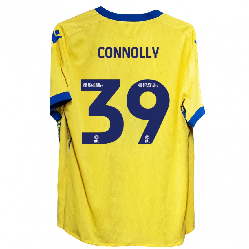 ילדים כדורגל קיין קיידי קונולי #39 צהוב כחול הרחק ג'רזי 2025/26