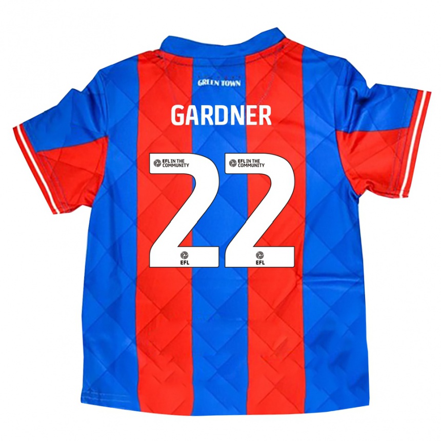 ילדים כדורגל קמרון גרדנר #22 כחול אדום לבן הרחק ג'רזי 2025/26