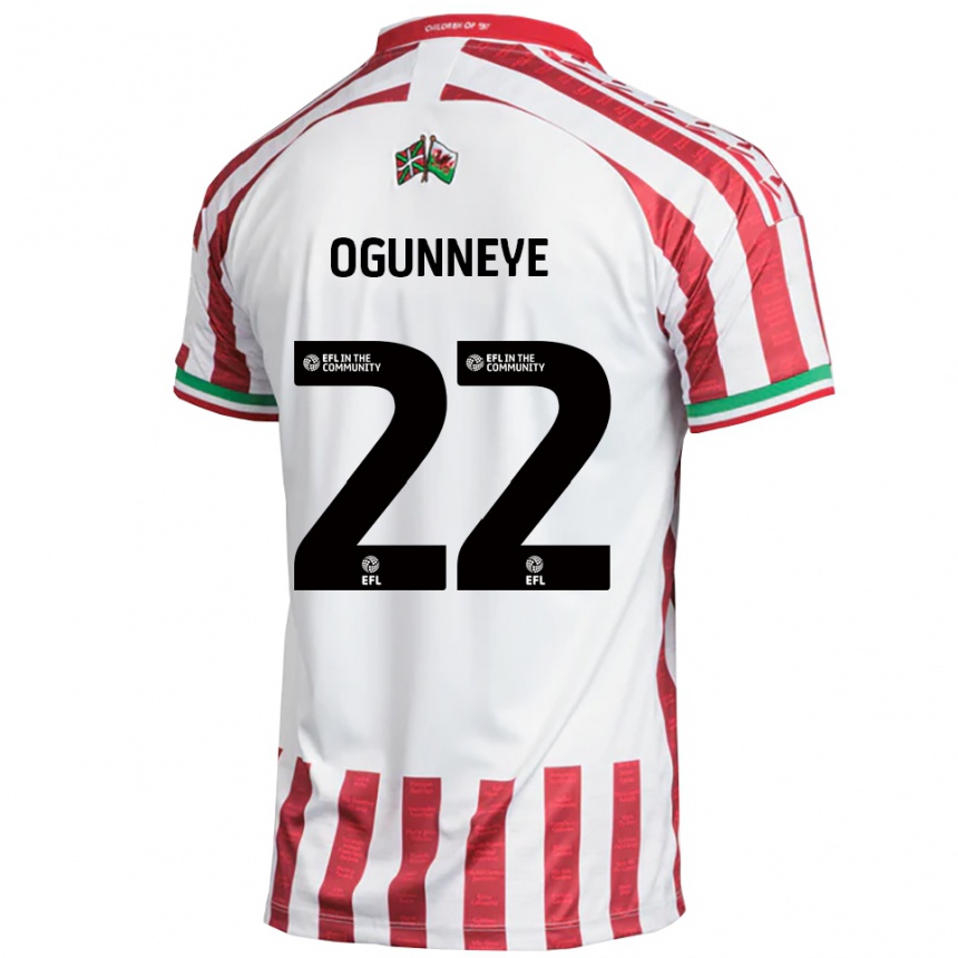 ילדים כדורגל חביב אוגונייה #22 אדום לבן הרחק ג'רזי 2025/26