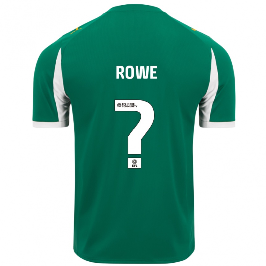 ילדים כדורגל Adam Rowe #0 ירוק לבן הרחק ג'רזי 2025/26