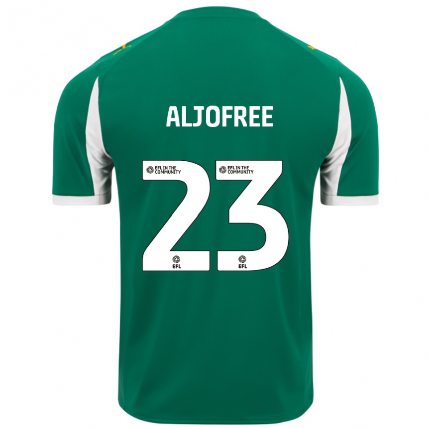 ילדים כדורגל סוני אלג'ופרי #23 ירוק לבן הרחק ג'רזי 2025/26