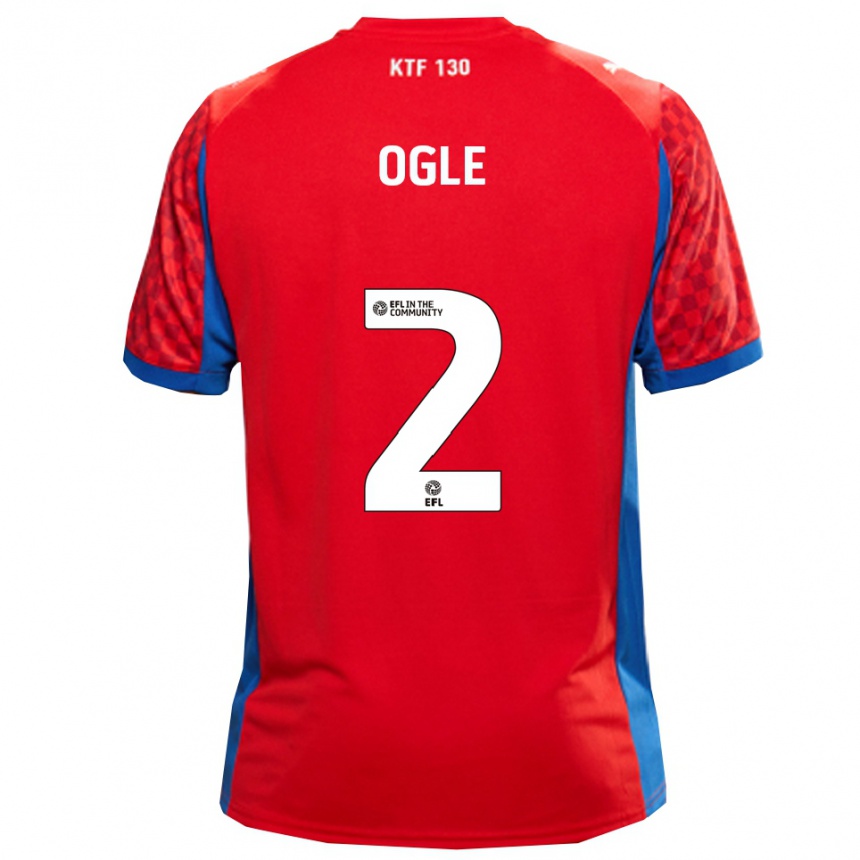 ילדים כדורגל רייגן אוגל #2 אדום כחול הרחק ג'רזי 2025/26