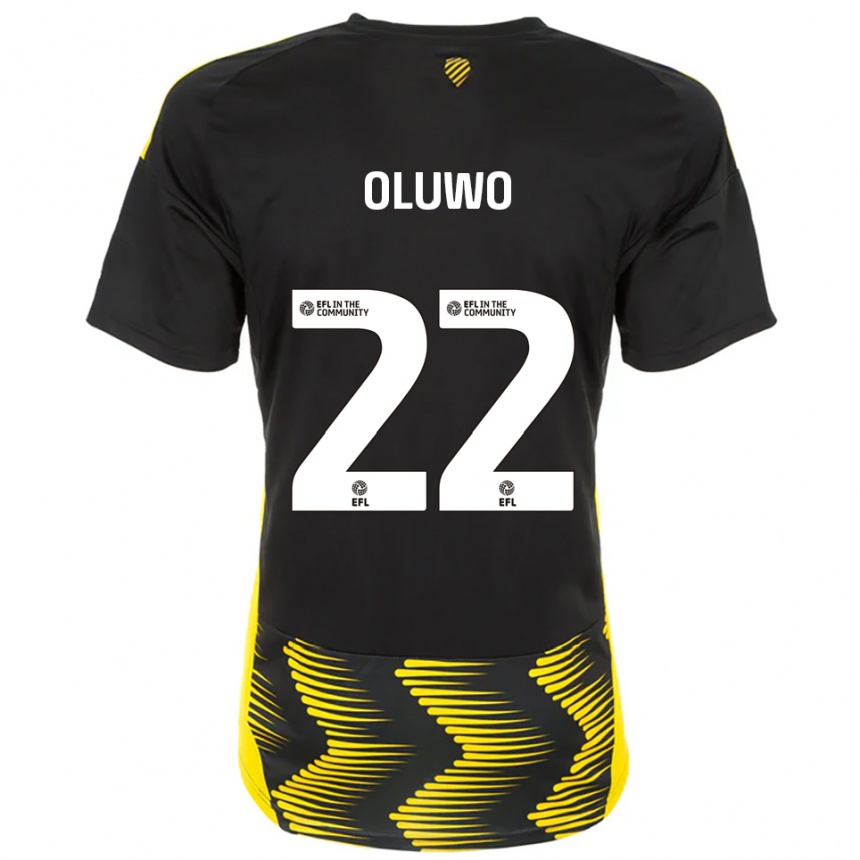 ילדים כדורגל אדבולה אולובו #22 שחור צהוב הרחק ג'רזי 2025/26