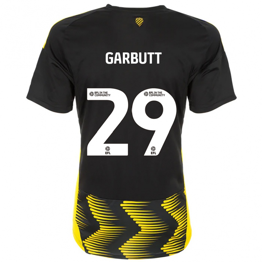 ילדים כדורגל לוק גרבוט #29 שחור צהוב הרחק ג'רזי 2025/26