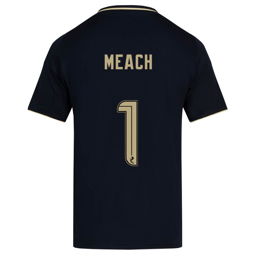 ילדים כדורגל עאלייה-ג'יי מאך #1 כחול נייבי זהב הרחק ג'רזי 2025/26