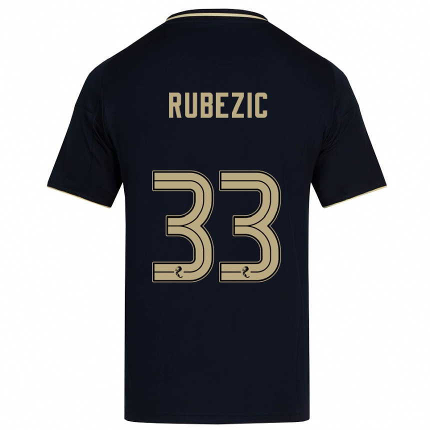 ילדים כדורגל סלובודן רובזיץ' #33 כחול נייבי זהב הרחק ג'רזי 2025/26