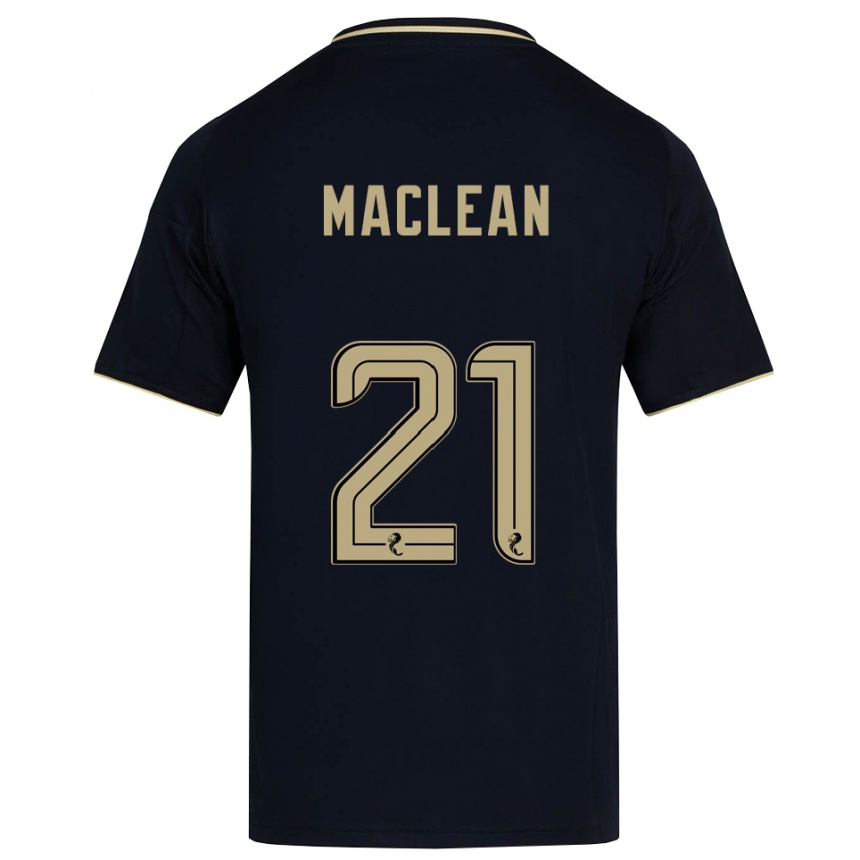 ילדים כדורגל Miriam Maclean #21 כחול נייבי זהב הרחק ג'רזי 2025/26