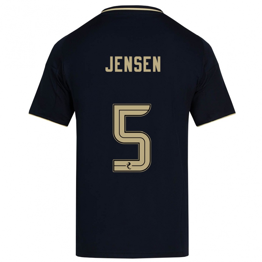 ילדים כדורגל ריצ׳רד ינסן #5 כחול נייבי זהב הרחק ג'רזי 2025/26 ילדים כדורגל ריצ׳רד ינסן #5 כחול נייבי זהב הרחק ג'רזי 2025/26