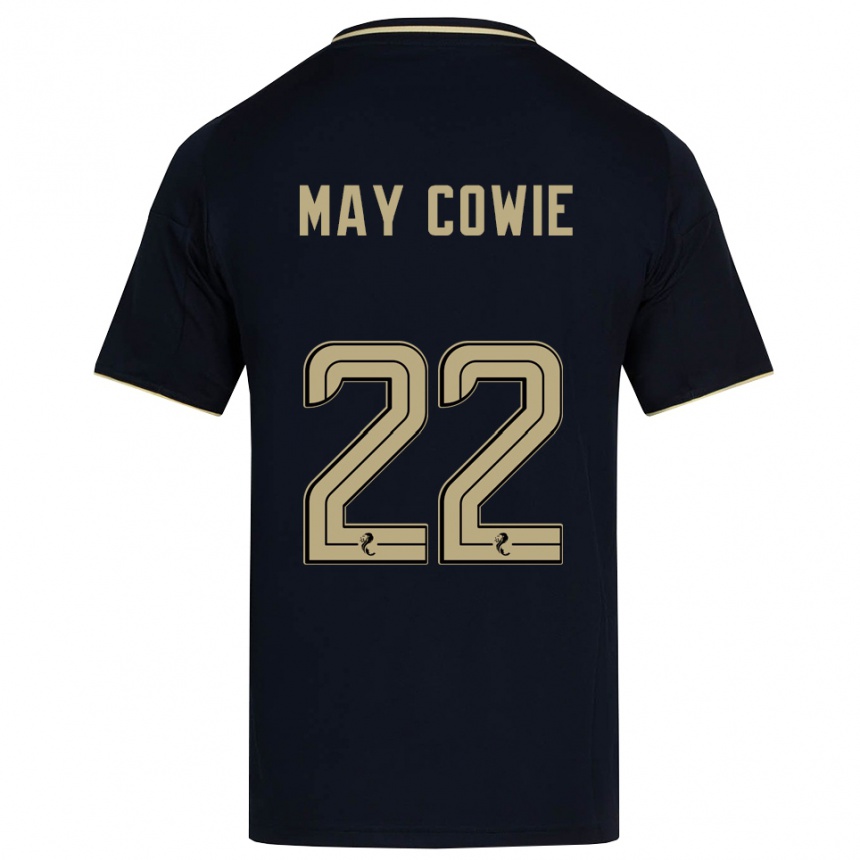 ילדים כדורגל Ellie May Cowie #22 כחול נייבי זהב הרחק ג'רזי 2025/26