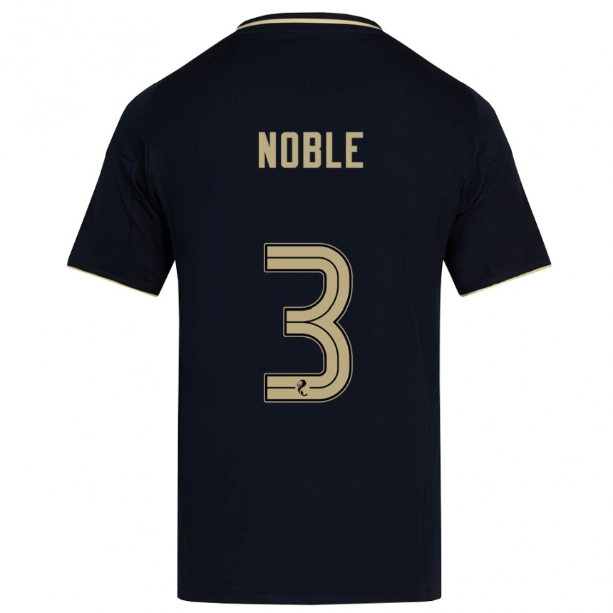 ילדים כדורגל ניאם נובל #3 כחול נייבי זהב הרחק ג'רזי 2025/26